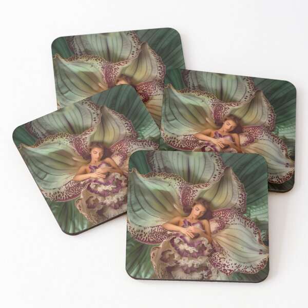 Item preview, Femmes en Fleurs No. 05 — Sleeping Beauty Purple & Green  designed and sold by StudioTwain.