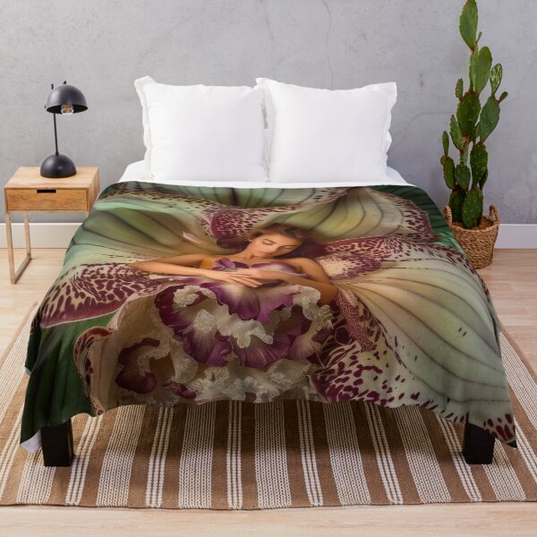 Item preview, Femmes en Fleurs No. 05 — Sleeping Beauty Purple & Green designed and sold by StudioTwain.