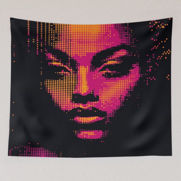 Item preview, Neon Halftone African Beauty designed and sold by ClubVacay.