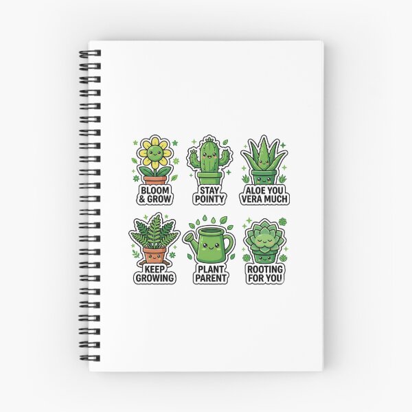 Item preview, Plant Parent Sticker Set - Cute Cactus & Garden Puns designed and sold by SimpleP.