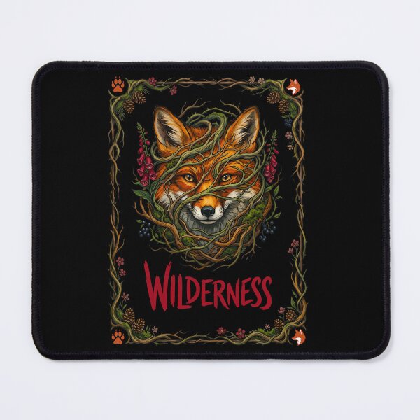 Item preview, Fox Wrapped in Wilderness Brambles designed and sold by TeeARTHY.