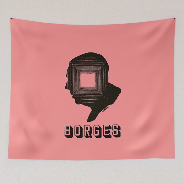 Item preview, Jorge Luis Borges Profile designed and sold by burrotees.