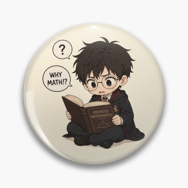 Item preview, Why Math!? – Cute Chibi Wizard Student Struggling with Advanced Mathematics designed and sold by bistuni.
