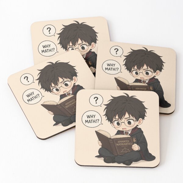Item preview, Why Math!? – Cute Chibi Wizard Student Struggling with Advanced Mathematics designed and sold by bistuni.