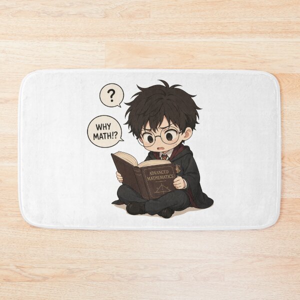 Item preview, Why Math!? – Cute Chibi Wizard Student Struggling with Advanced Mathematics designed and sold by bistuni.