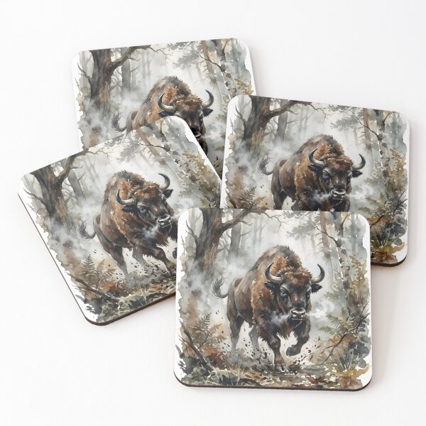 Item preview, Wild Bison Bonasus Primeval Forest designed and sold by RubisLeaf.