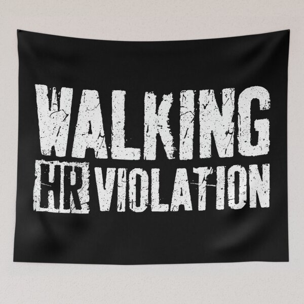 Item preview, Walking HR Violation Shirt Funny Employee Coworker designed and sold by MaryLReyes04.