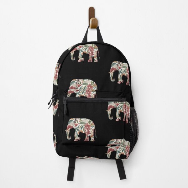 Item preview, Elephant and flowers designed and sold by uunaa.