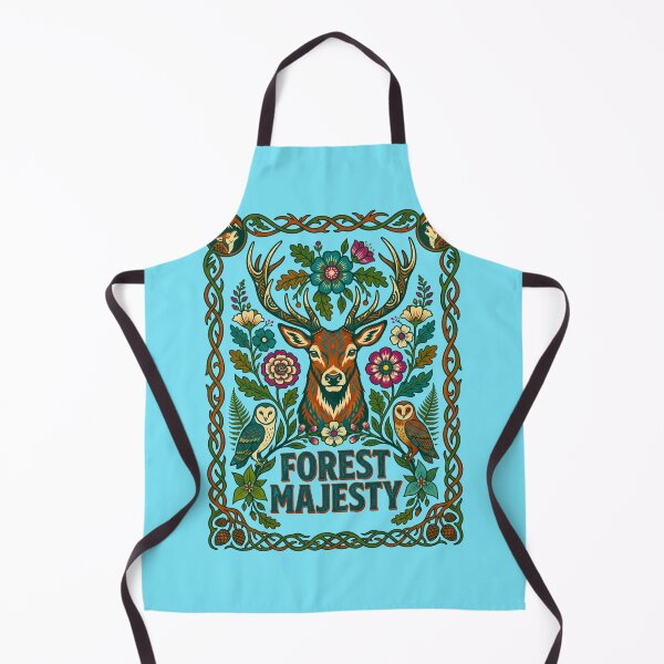 Item preview, Forest Majesty Stag Standing Folk Graphic designed and sold by TeeARTHY.