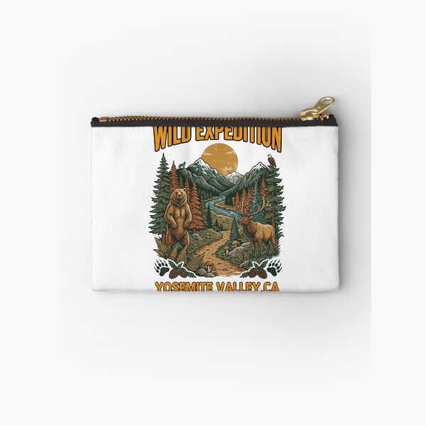 Item preview, Yosemite Valley Wild Expedition Travel Poster designed and sold by TeeARTHY.