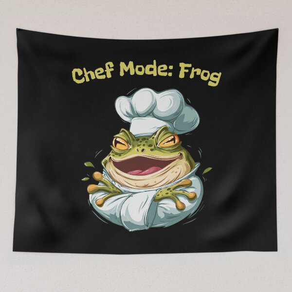 Item preview, Let Him Cook Frog Gifts – Funny Cute Frog Chef Gifts – Meme Cooking Animal designed and sold by ZubekStudio.