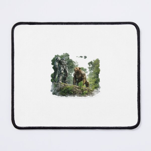 Item preview, Futuristic Mecha and Bear Forest Encounter designed and sold by Farheen786.