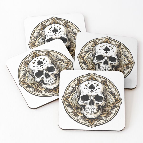 Item preview, Skull Spade Casino Emblem designed and sold by HiddenLoot.