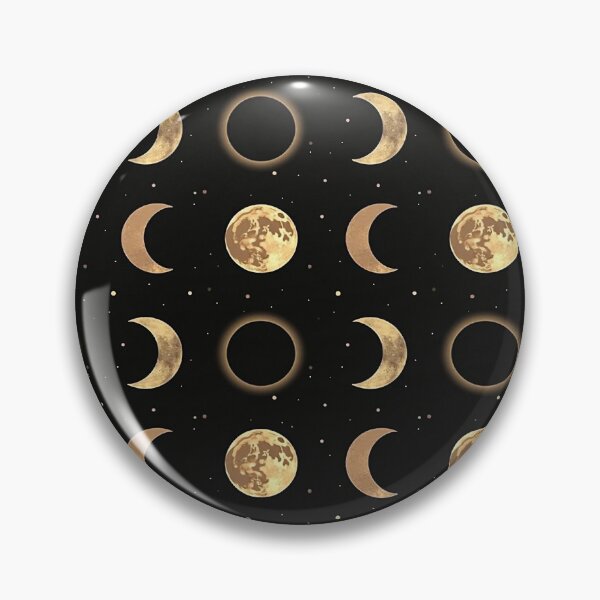 Item preview, Moon Phase Seamless Pattern Minimal Celestial designed and sold by mittie101.