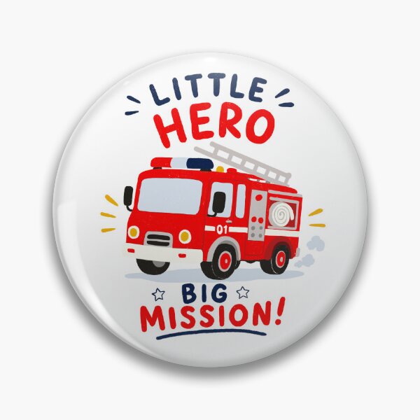 Item preview, Little Hero Big Mission Fire Truck designed and sold by Willorae.