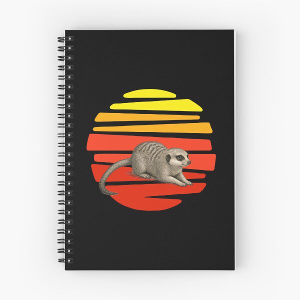 Item preview, Meerkat and the setting sun in the desert designed and sold by WolnoscZycia.