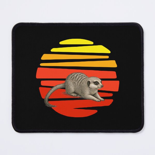 Item preview, Meerkat and the setting sun in the desert designed and sold by WolnoscZycia.