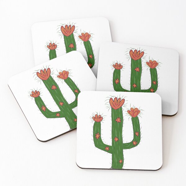 Item preview, Cute Kawaii Cactus with Pink Flowers designed and sold by artist709.