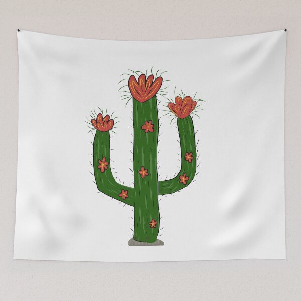 Item preview, Cute Kawaii Cactus with Pink Flowers designed and sold by artist709.