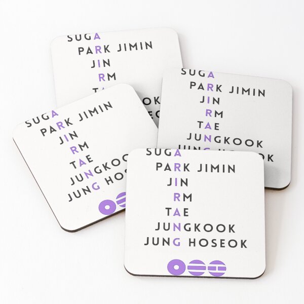 Item preview, Minimalist Member Names – Arirang Era Purple Graphic designed and sold by RADesignHub.