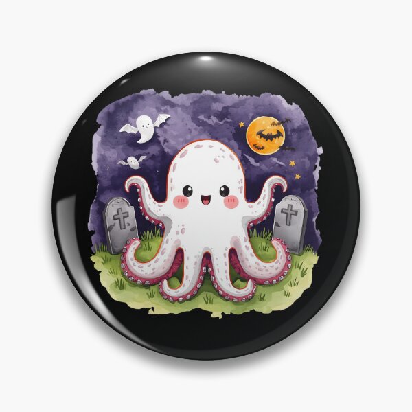 Item preview, Octopus ghost designed and sold by uunaa.