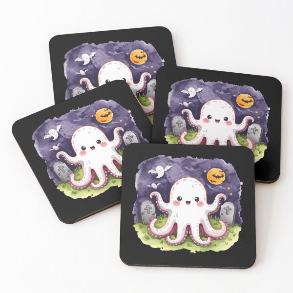 Item preview, Octopus ghost designed and sold by uunaa.