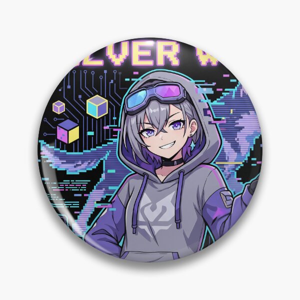 Item preview, Silver Wolf Level 999: Honkai Star Rail God Mode designed and sold by Senpaiwaves.