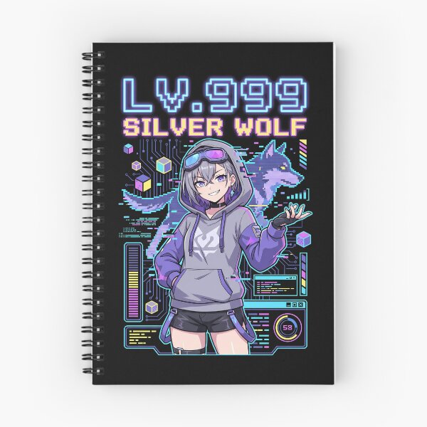 Item preview, Silver Wolf Level 999: Honkai Star Rail God Mode designed and sold by Senpaiwaves.