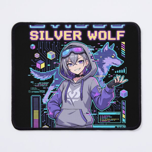 Item preview, Silver Wolf Level 999: Honkai Star Rail God Mode designed and sold by Senpaiwaves.