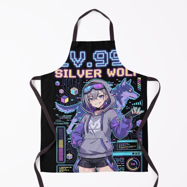 Item preview, Silver Wolf Level 999: Honkai Star Rail God Mode designed and sold by Senpaiwaves.