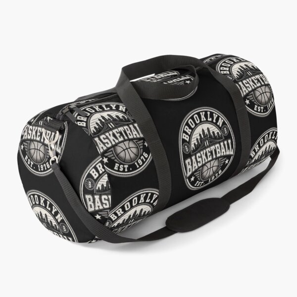 Item preview, Brooklyn Basketball Shirt – Vintage NYC Hoops Badge Tee – Black White Retro Design designed and sold by TKOprintdesigns.