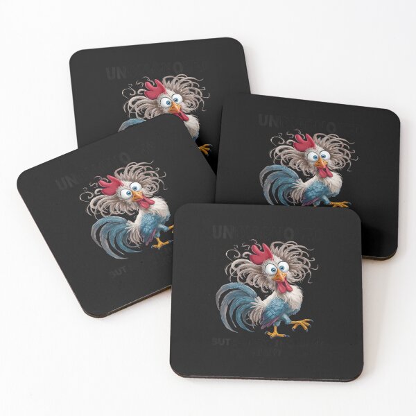 Item preview, Women's Undiagnosed But Something Ain't Right Funny Chicken Coworker designed and sold by MaryLReyes04.