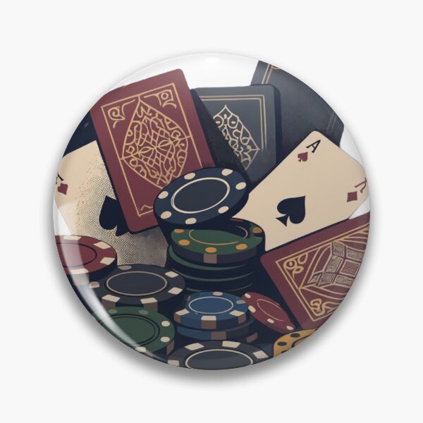 Item preview, Poker Chips Card Stack designed and sold by HiddenLoot.