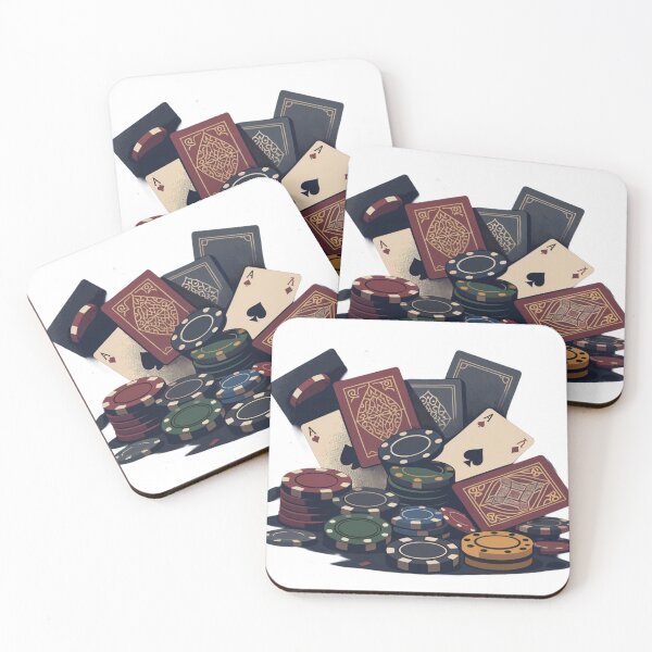 Item preview, Poker Chips Card Stack designed and sold by HiddenLoot.