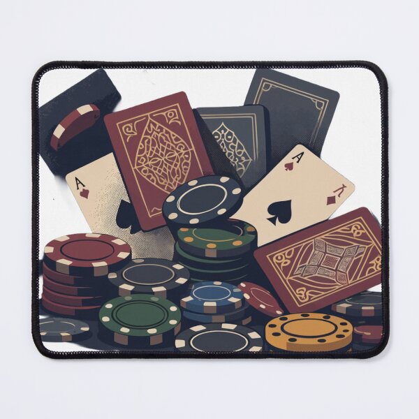 Item preview, Poker Chips Card Stack designed and sold by HiddenLoot.