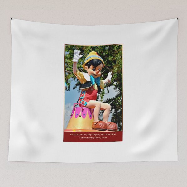 Item preview, Pinocchio Character, Magic Kingdom, Walt Disney World, Festival of Fantasy Parade, Florida designed and sold by AMacGPhilly.