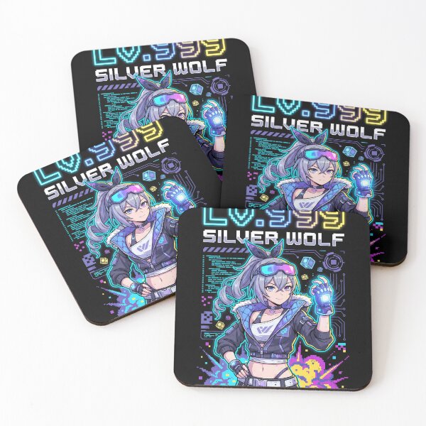 Item preview, Silver Wolf Lv.999: Punklorde Overlord designed and sold by Senpaiwaves.