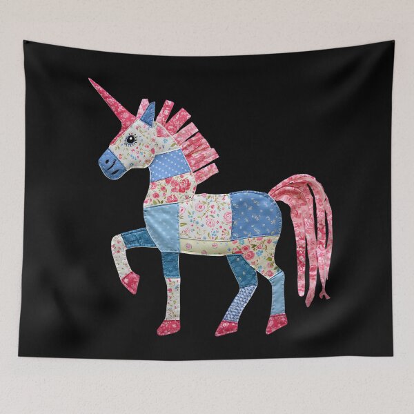 Item preview, Patchwork unicorn designed and sold by uunaa.