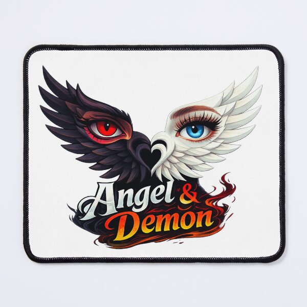 Item preview, Angel & Demon Shirt – Light vs Dark Aesthetic Graphic Tee designed and sold by Aimetoi.