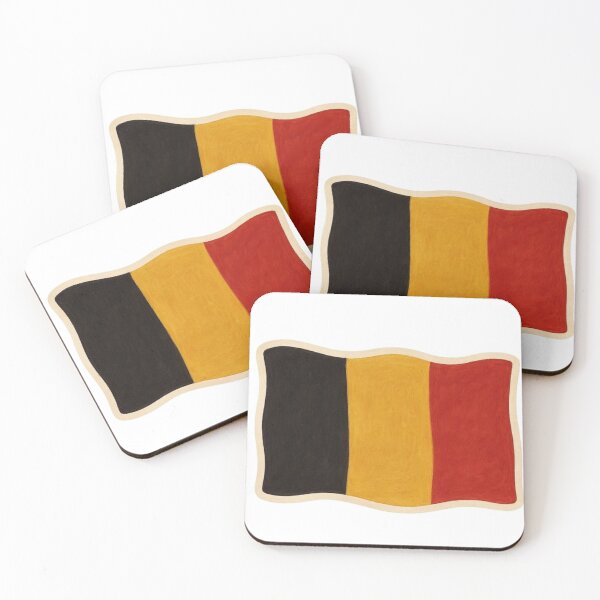 Item preview, Belgium Flag – Black Yellow Red National Pride designed and sold by Lellenatavarez.