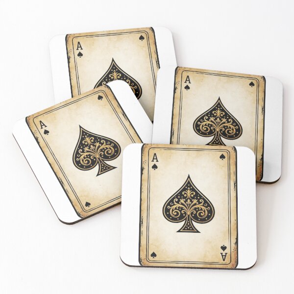 Item preview, Vintage Ace of Spades designed and sold by HiddenLoot.