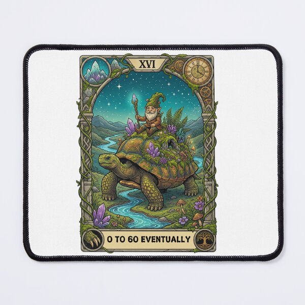 Item preview, Gnome Riding Slow Turtle Fantasy designed and sold by TeeARTHY.