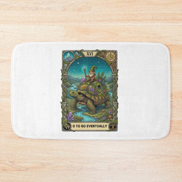 Item preview, Gnome Riding Slow Turtle Fantasy designed and sold by TeeARTHY.