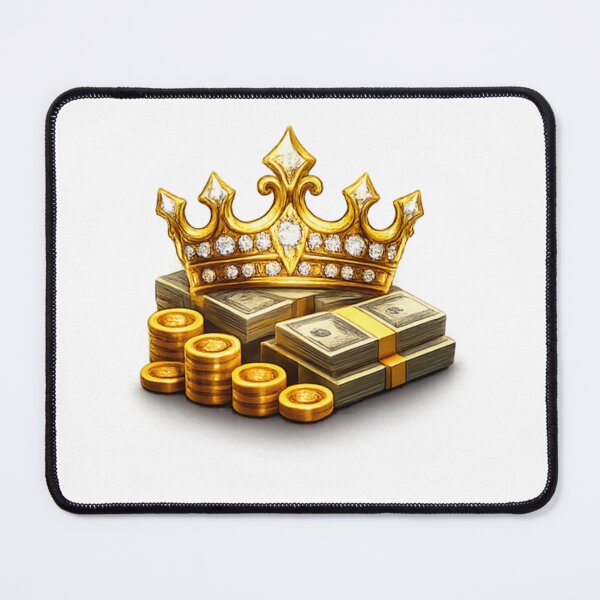 Item preview, Golden crown of wealth | luxurious money king design  designed and sold by arifali786.