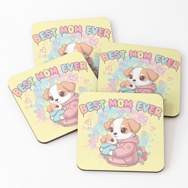 Item preview, Best Mom Ever Cute Dog Mother Puppy designed and sold by Ahmed-khafagy.