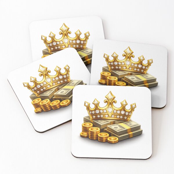 Item preview, Golden crown of wealth | luxurious money king design  designed and sold by arifali786.