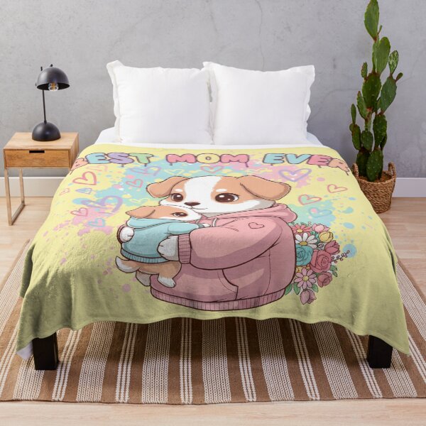 Item preview, Best Mom Ever Cute Dog Mother Puppy designed and sold by Ahmed-khafagy.