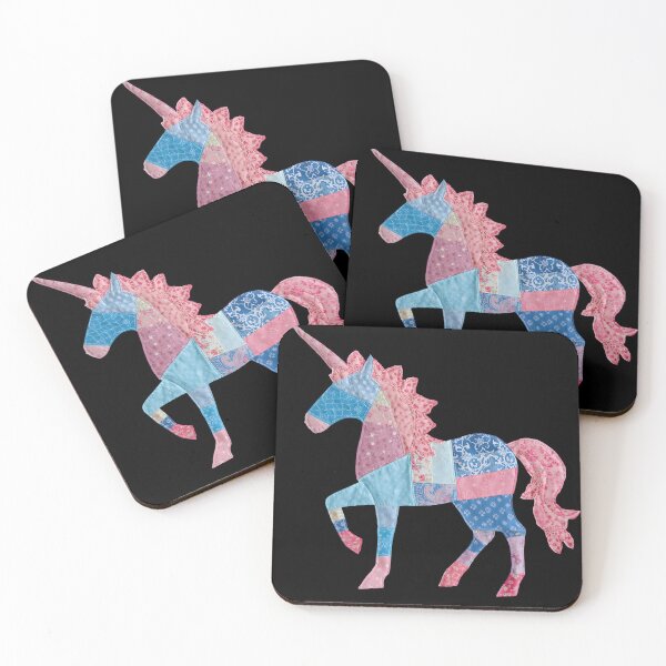 Item preview, Patchwork unicorn designed and sold by uunaa.