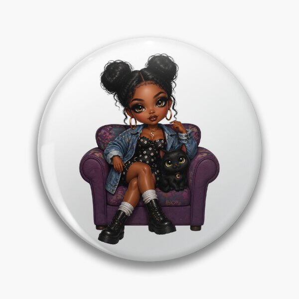 Item preview, Enchanted Witchy Chibi Girl designed and sold by MoonSpeaksTV.