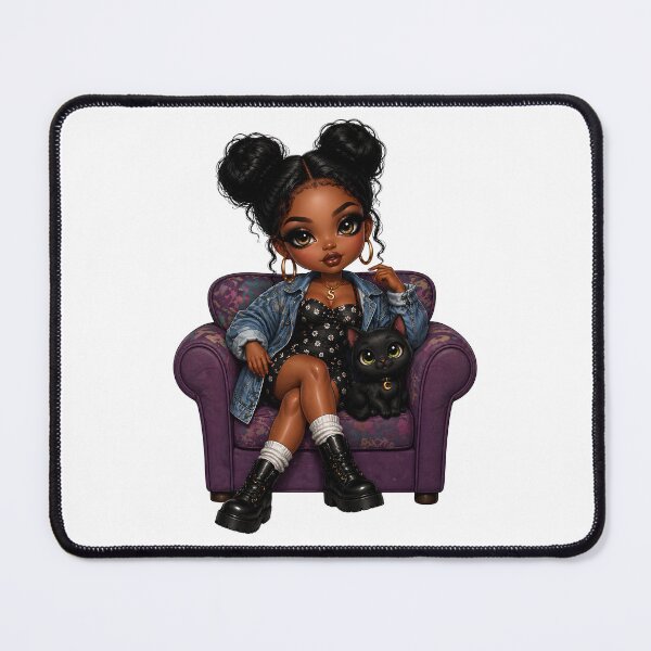 Item preview, Enchanted Witchy Chibi Girl designed and sold by MoonSpeaksTV.